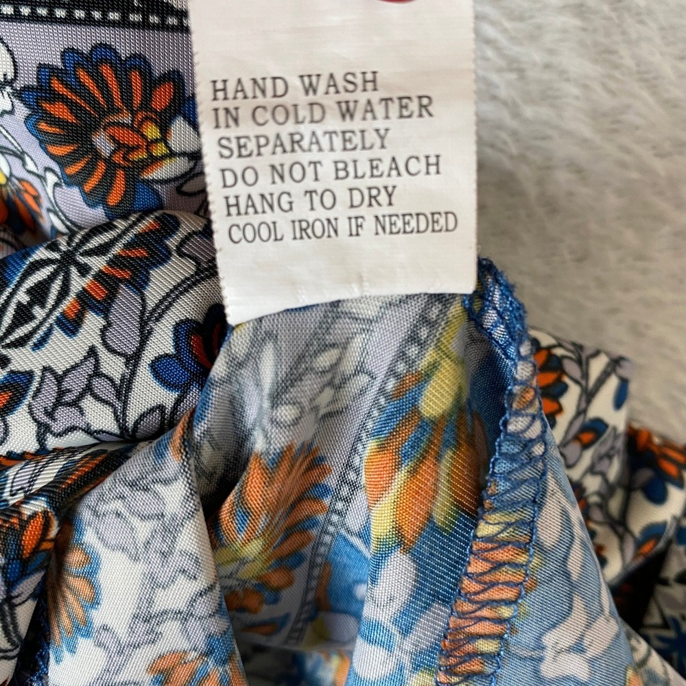 Roommates Boho Patchwork Floral Blouse Women 2x B… - image 6